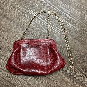 🔴Vintage Cristian Leather Clutch Bag